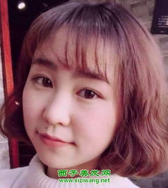  女生空气刘海短发图片萌萌空气刘海女生最爱
