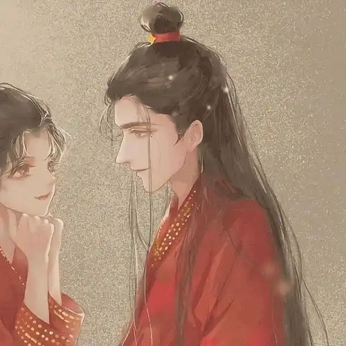 古风动漫情侣头像真人
