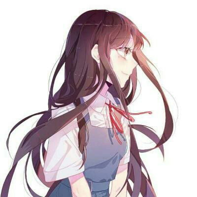 动漫头像女生唯美长发不饮烈喉酒不等不归人