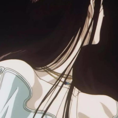 动漫黑白女生头像ins