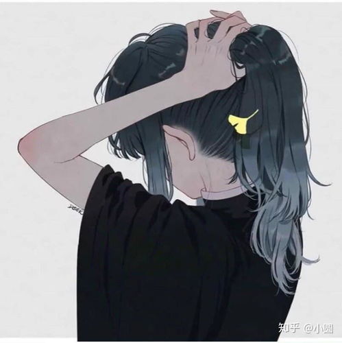  夏天来了,想找个侧面扎高马尾的黑白色女生图作头像,能推荐一下吗