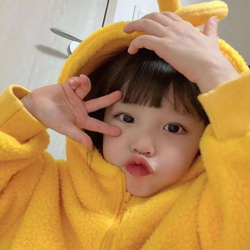  可爱萌娃女生头像