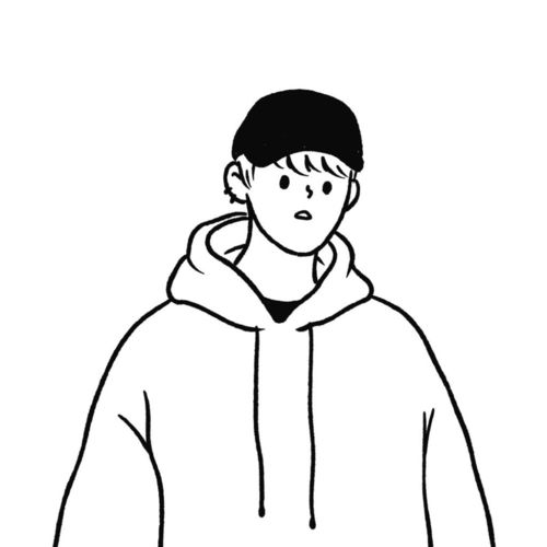  简笔画男生头像干净帅气
