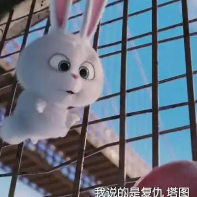 兔子情侣头像一对两张文