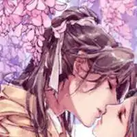 亲嘴情侣头像动漫古风