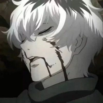  动漫丧头男抖音动漫男黑白丧头像分享