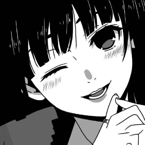  黑白旧漫画女生头像心里和你说了不止一万次幸会