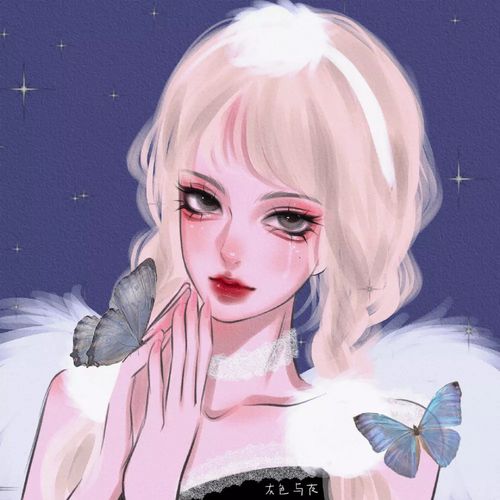  漫画女头像有时我也反思着,我或许适合一个人吧