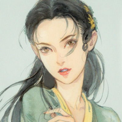  冷酷动漫头像女生图片霸气黑暗系古风头像