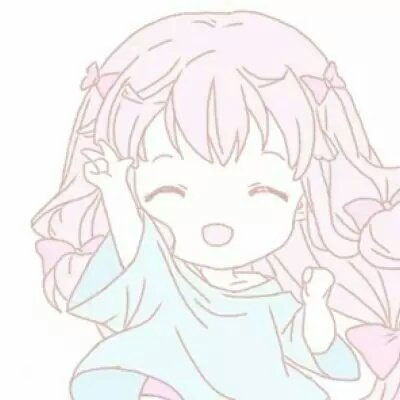  手绘可爱动漫女生头像粉色系少女心