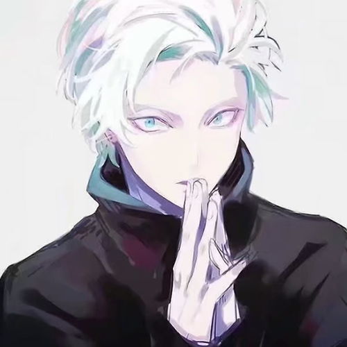  双手合十媚眼仙男