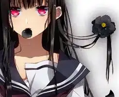  冷酷的qq女生动漫头像