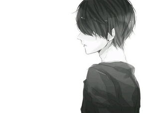  求动漫男生侧脸图片,逆光,正在写作业什么的也不错