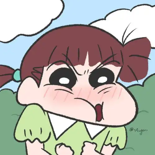 蜡笔小新小爱情侣头像