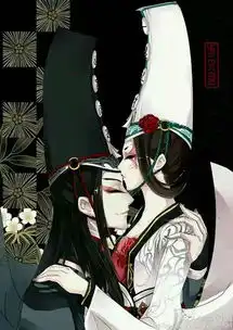  求黑白的动漫情侣头像要高清