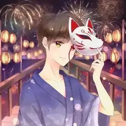  快看动漫情侣男生头像描述我戴狐狸堆糖,美好生活研究所