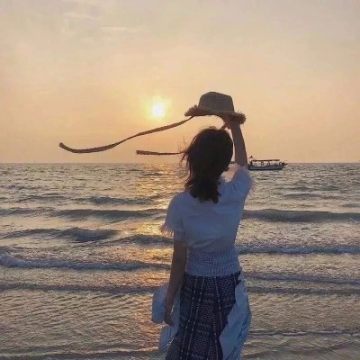  清纯女生背影头像唯美漂亮