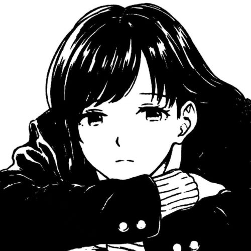  黑白动漫女头