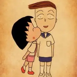 小丸子和花轮情侣头像哲