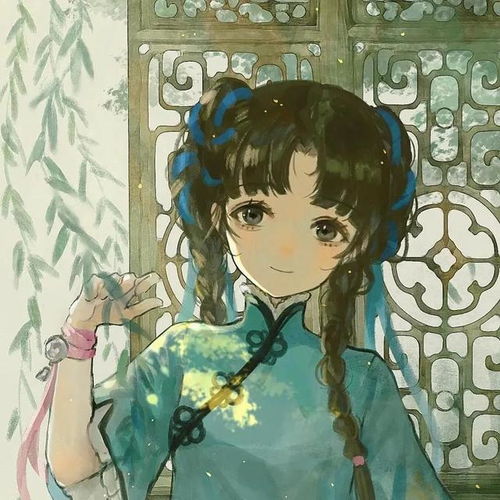 动漫头像女生古风红衣动