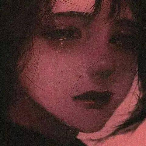  丧丧中带点仙气的动漫女生头像