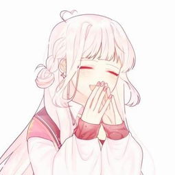  粉色系列女生动漫头像可爱少女心