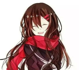 红色女生头像动漫情侣