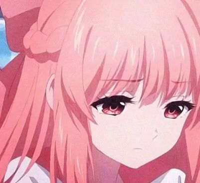  粉色系女生动漫头像希望你的底色一直是勇敢和善良