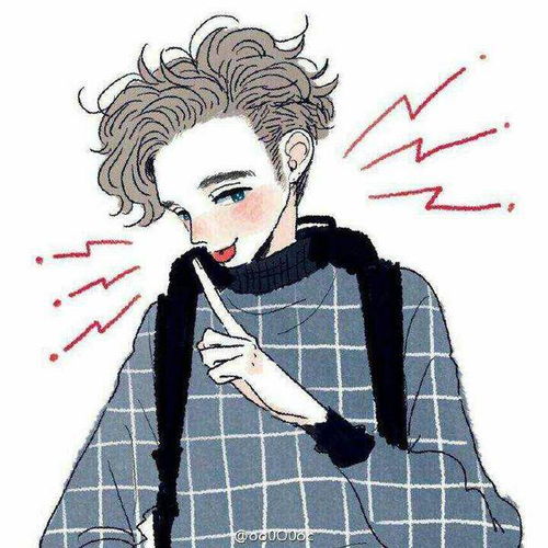  情侣头像,一男一女