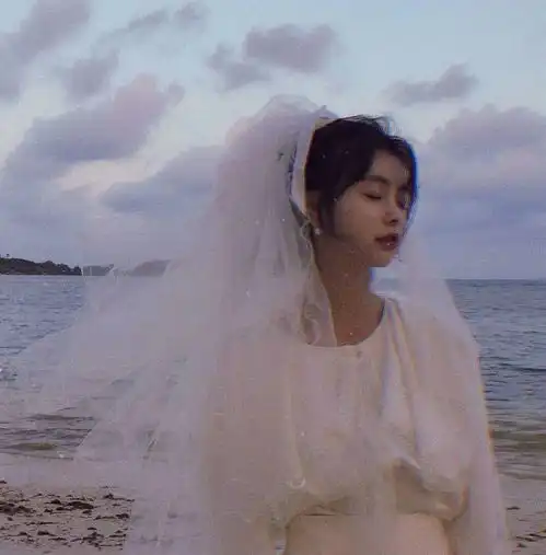 婚纱情侣头像一男一女夜
