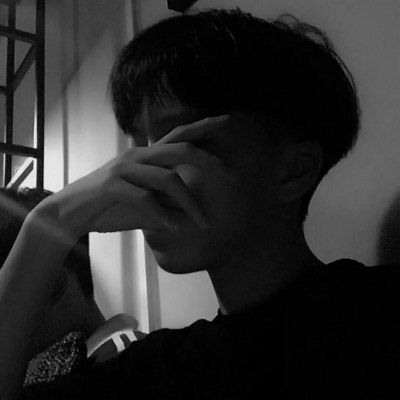  男生头像冷酷帅气侧脸甩不掉的轻狂