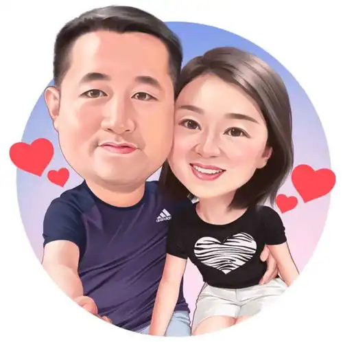 情侣头像图片一男一女中
