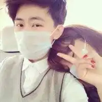  带口罩的情侣头像微信头像图片大全