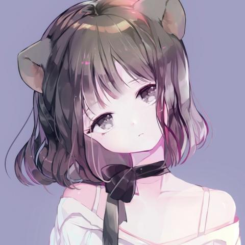  暗黑系动漫头像女高冷微丧