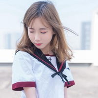  学校里的校服少女清纯头像