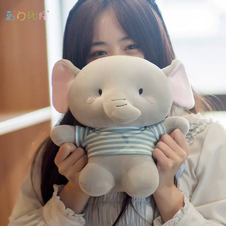  毛绒玩具小白兔子熊大象公仔娃娃小号可爱女孩礼物