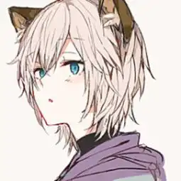 动漫情侣头像猫耳少年