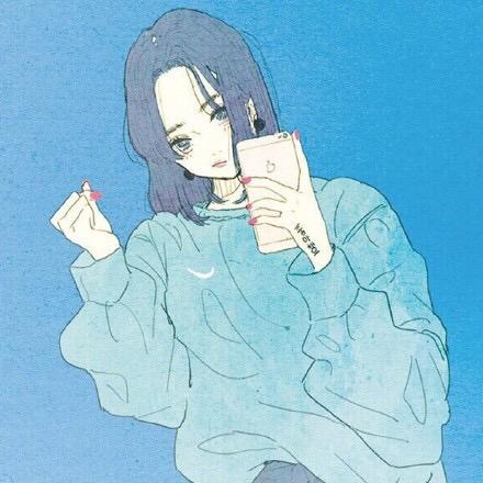  女生卡通头像,丛未用过自己的照片