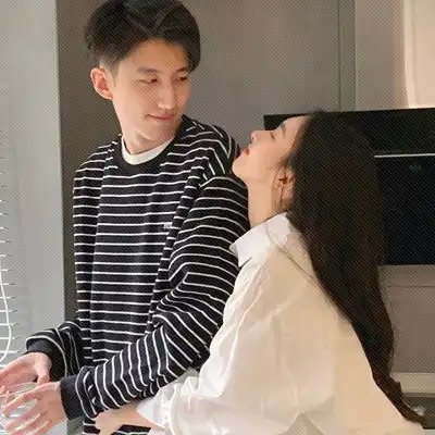 射箭情侣头像亲密