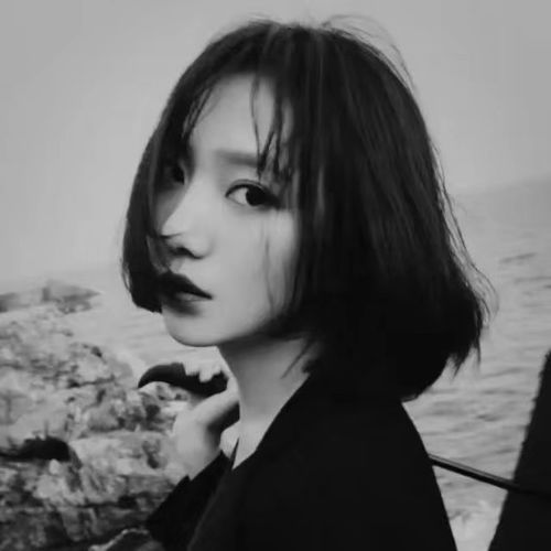 黑白女生头像霸气