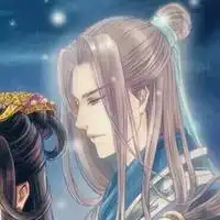  蓝色风系情侣头像高清动漫梦幻蓝色情侣头像一对两张