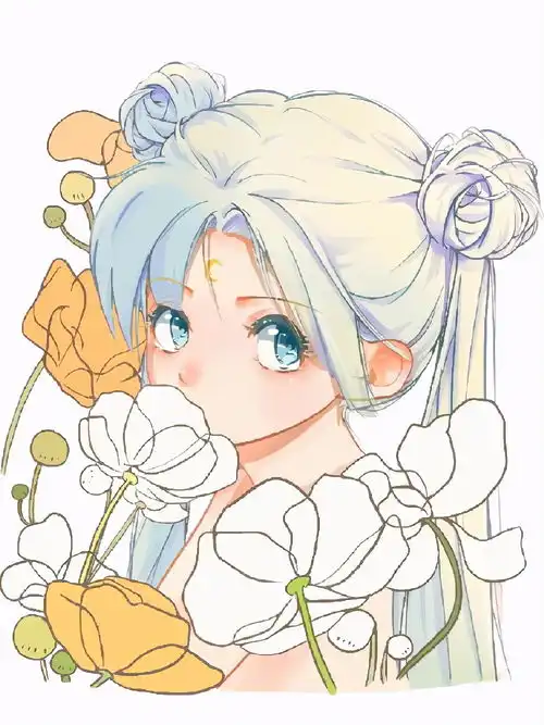 月野兔情侣头像一对剪刀
