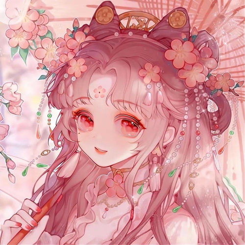  红色系微信头像,这么可爱的画风,燃爆了少女心