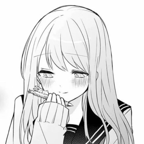  招桃花温柔动漫可爱女生头像282