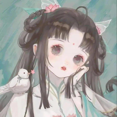  唯美浪漫系动漫女生头像