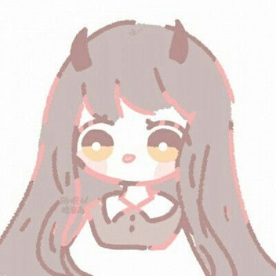  可爱的头像女生呆萌女生卡通可爱少女心头像