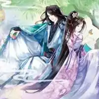 情侣亲嘴头像动漫古风