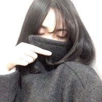 女生冷酷毛衣遮脸头像