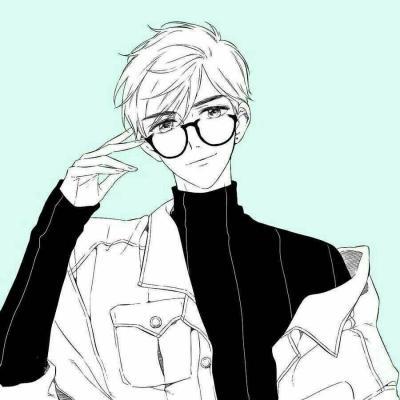  2021动漫情侣头像一男一女分开的两张