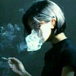 短发黑白头像女生冷酷霸气图片2018别把离开说的那么冠冕堂皇